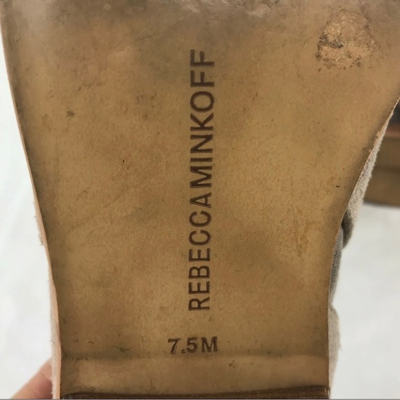 𝅺Rebecca Minkoff Suede Studded Ankle Boot sz 7.5M - Picture 8 of 8